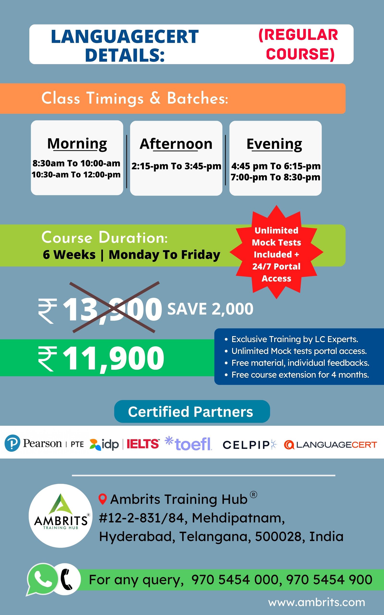 LanguageCert Regular — Course Brochure