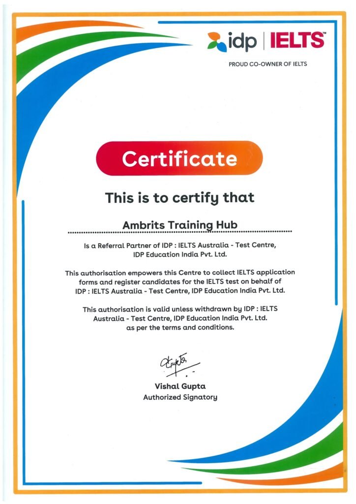 Certified IELTS Training